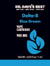 Dr. Dave's Best Delta-8 Vape Cartridge 900mg (Blue Dream Flavor)